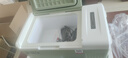 英得尔车载冰箱15L 低噪音(<35dB)车家两用 12V 24V 220V-S15 车家两用 S15绿+家用适配器 15升 实拍图