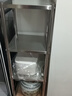 极凡客厨房用具置物架落地不锈钢厨具锅夹缝收纳架可带轮移动货架 宽35长40高120 四层 实拍图