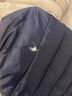 鸭鸭（YAYA）佟丽娅同款轻薄羽绒服男女同款短款休闲内胆薄款冬季保暖防寒外套 藏青色-YE3C700311Y M 实拍图
