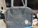 惠寻旅行配件挎包单肩包保温便当包收纳包手提包 新阳离子灰色. 实拍图