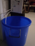 Naliya大号加厚塑料水桶圆桶食品级储水桶白色家用特大容量发酵胶桶132 蓝色50L桶（可装水约70斤） 无盖 实拍图