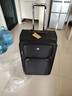 兰博军刀（Rambo Saber）新款牛津布行李箱结实耐用加厚密码箱抗摔拉杆箱可扩展旅行箱 黑色拉链 28英寸 实拍图