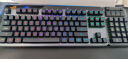 ROG龙骑士2 PBT版 蓝轴机械键盘 游戏键盘 有线无线双模 可分离式 TKL87键盘104键 RGB背光 RX光轴 实拍图