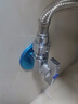 潜水艇（Submarine）燃气热水器球阀角阀球形铜阀芯黄铜全开大流量三角阀壁挂炉八字阀 1冷+1热球阀【经典款】4分出水 实拍图