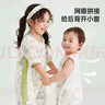 威尔贝鲁（WELLBER）【吸湿排汗】宝宝睡袋3-6岁婴儿童短袖睡衣夏亲肤睡裙樱野兔120cm 实拍图