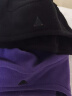 Keep薄绒跑步保暖帽松紧毛线帽子吸汗便携透气防风运动有型 紫色 护耳款 实拍图