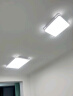 顾家照明led吸顶灯现代客厅灯轻奢餐厅灯卧室灯饰全屋中山灯县套餐 HS6937白-40*40cm/27w三色 实拍图
