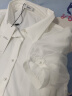 百图betu女装2024夏季新款衬衫翻领白衬衣拼接珠光纱衬衫女2404T50 白色 M（白色预售06/17发货） 晒单实拍图