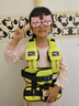 艾适（RideSafer）进口美国安全座椅GEN5儿童穿戴式便携式简易可折叠增高垫3-12岁 动感黄（大号）【身高114-145cm】 实拍图
