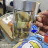 富光 320ML+320ML双层多用泡茶杯 耐热玻璃杯带把水杯子（2只装） 实拍图