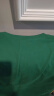 La Chapelle City拉夏贝尔纯棉短袖t恤女夏季2024年新款衣服女装休闲宽松半袖上衣 墨绿-弯线条 M(建议90-100斤) 实拍图