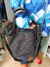 卡拉羊学生单肩斜跨书包手提书包男女书包美术音乐书包补课书包袋补习袋 大号黑色幻型 实拍图