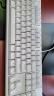 雷柏（Rapoo）V500DIY 104键有线客制化机械键盘 多键热插拔全键无冲设计 磁吸上盖20种灯光游戏键盘白色快银轴  实拍图