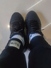 特步（XTEP）男鞋运动鞋男皮面防水休闲鞋耐磨鞋子男耐脏轻便旅游鞋男士跑步鞋 黑灰-条纹【推荐】 41 实拍图