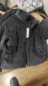 GXG男装 牛仔拼接羊羔毛夹克外套假两件款式 2022年冬季新款【衣多穿】 黑色1 170/M 晒单实拍图