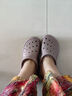 斯凯奇（SKECHERS）洞洞鞋女士夏季外穿包头泡泡鞋厚底透气软底凉拖鞋休闲鞋111514 实拍图