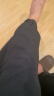 顶峰保罗（Dingfengbaoluo）宽松直筒冰丝休闲男士春夏港风运动速干九分工装裤子K311黑色3XL 晒单实拍图