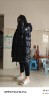 高梵黑金鹅绒服先锋3.0七格2023年新款男女同款冬季长款厚羽绒服 黑色 S 晒单实拍图