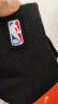 NBA袜子男士四季休闲夏季运动袜无骨精梳棉袜刺绣训练跑步篮球袜3双 实拍图