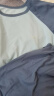 猫人儿童睡衣男童家居服纯棉七分袖夏季薄款空调服家居服套装 蓝140 晒单实拍图
