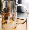 苏泊尔家用便携锥形杯子具带把耐高温单层玻璃凉水壶瓶1.8L琥珀KC18KA10 实拍图