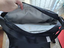 Troop英国男包休闲商务男士单肩斜挎包牛津布单肩包男士横款防水尼龙包 小号L1538N纯黑色（不带肩垫） 实拍图