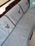 钟爱一生（CHERISHES LIFE）刺绣雪尼尔沙发垫套装四季通用沙发罩套巾防滑盖布定制沙发坐垫子 雪尼尔 闪电熊-浅灰色 70*70cm 实拍图