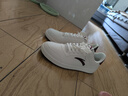 安踏（ANTA）板鞋男鞋秋季新款简约休闲鞋男运动鞋潮流复古滑板鞋户外鞋子男 象牙白/绛红色-4 (百搭) 43 实拍图