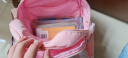 乐布熊新款书包女生小学生1-3-4-6年级女童女孩轻便儿童护脊减负双肩包 粉色+(挂饰+装饰卡+手表+笔盒) 大号3-6年级 实拍图
