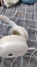 艾本（AIBEN）英语四六级听力耳机大学生四级六级考试调频FM收音机头戴式蓝牙耳机托福雅思专四专八听力考试耳机 C206S充电款白色Type-c快充包耳 套餐一（耳机+带麦线） 实拍图
