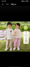 嘟嘟家宝宝套装夏季男童短袖长裤两件套女童防蚊裤夏款儿童装 蓝色 100 实拍图