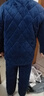 安颜睡衣男冬季加厚爸爸中老年棉袄三层夹棉法兰绒保暖加绒家居服套装 6629山胸章 3XL 一160斤-190斤 三层加厚 实拍图