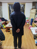 鸭鸭（YAYA）爸爸羽绒服男冬中年男士加肥大码中老年男款冬季中长款保暖外套D 黑色-YE5B002962D M 实拍图