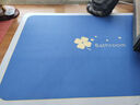 富丽彩科技绒浴室地垫卫生间强吸水速干家用厕所洗手间门垫子防滑脚垫 幸运小草 60*90cm【橡胶防滑底】 实拍图