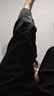 涉影冰丝休闲裤男士夏季薄款运动宽松直筒裤子男速干垂感阔腿长裤大码 两件装-卡其色+黑色 XL （120-140斤） 实拍图
