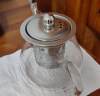 瓷牌茗茶具（cipaiming teaset） 透明玻璃茶具整套套装家用功夫茶壶茶杯会客泡茶器 透明把《八骏壶》6个把杯 实拍图