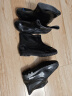 正力男士短筒雨鞋 雨靴 防水防滑 加厚绒套 耐酸碱水鞋 黑色 单层 厚底低筒-无棉套 43 晒单实拍图