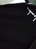 南极人冰丝短袖t恤男士夏季凉感透气半袖学生休闲百搭男装运动速干衣服  黑色(layer)  XL(建议体重140-160斤左右) 实拍图