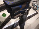 TEAEGG自行车包前梁上管包马鞍包防水触屏手机包山地自行车骑行装备配件 迷彩蓝 晒单实拍图