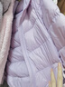 笛莎（DEESHA）童装女童轻薄羽绒服2025秋冬新款女宝宝短款三防轻盈保暖外套 雾紫 140 实拍图