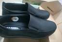 木林森（MULINSEN）男鞋商务休闲套脚软底爸爸鞋 40码 黑色 21811058 实拍图
