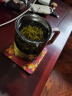 南山先生玻璃杯带把带盖便携泡茶杯茶水分离大容量办公杯带柄家用绿茶杯子 深空杯 带过滤 实拍图