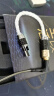 YYAUDIO杨阳发烧type-C转3.5耳机转接头2.5 4.4mm解码线苹果耳放小尾巴转换线 type-c转4.4母（银色黑碳纤版） 0.12米 晒单实拍图