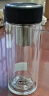 万象（WANXIANG）玻璃杯V21L商务办公泡茶杯礼盒装410ML双层高硼硅家用便携水杯 实拍图