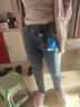 真维斯（Jeanswest）牛仔裤女士冬季加绒裤女高腰保暖紧身小脚显瘦长裤复古蓝加绒30 实拍图