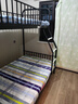 天坛家具上下床双层铁床员工宿舍铁架床母子高低铁架子床上下铺双人床 【黑色】铁艺床 上900*下1200 实拍图