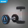 KYLINFIT 商用PU哑铃 圆头型环保十边手铃 男士2.5~25kg全规格 健身器材 15kg单只 实拍图