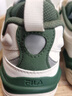 斐乐（FILA）FUSION斐乐潮牌踢板鞋KICK女鞋潮流百搭滑板鞋运动鞋休闲鞋 初雪白/暗绿-PC 36 实拍图