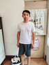 真维斯（JEANSWEST）冰丝t恤男短袖夏季男士跑步透气健身吸汗速干衣男款运动宽松上衣 深灰 纯色 XL 实拍图