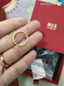 潮宏基足金黄金戒指女款定价 古法小金圈  SRG30004853 12号 实拍图